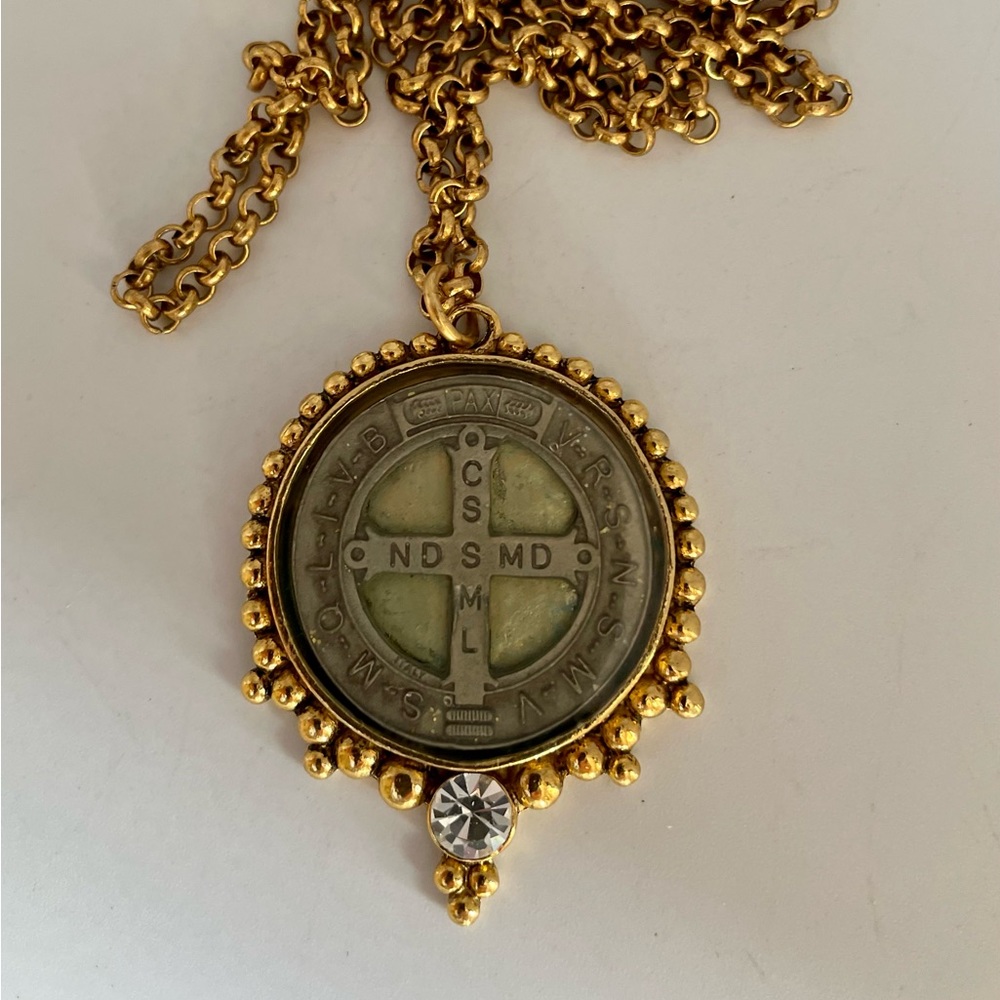 Virgin Saints & Angels Large San Benito Medallion - Picture 8 of 13